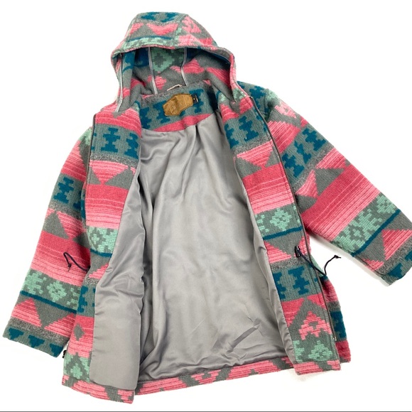 Vintage Woolrich wool Navajo hooded jacket - Picture 3 of 14